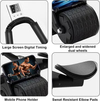 InstantCore Roller — Automatic Ab Roller w/ Elbow Support